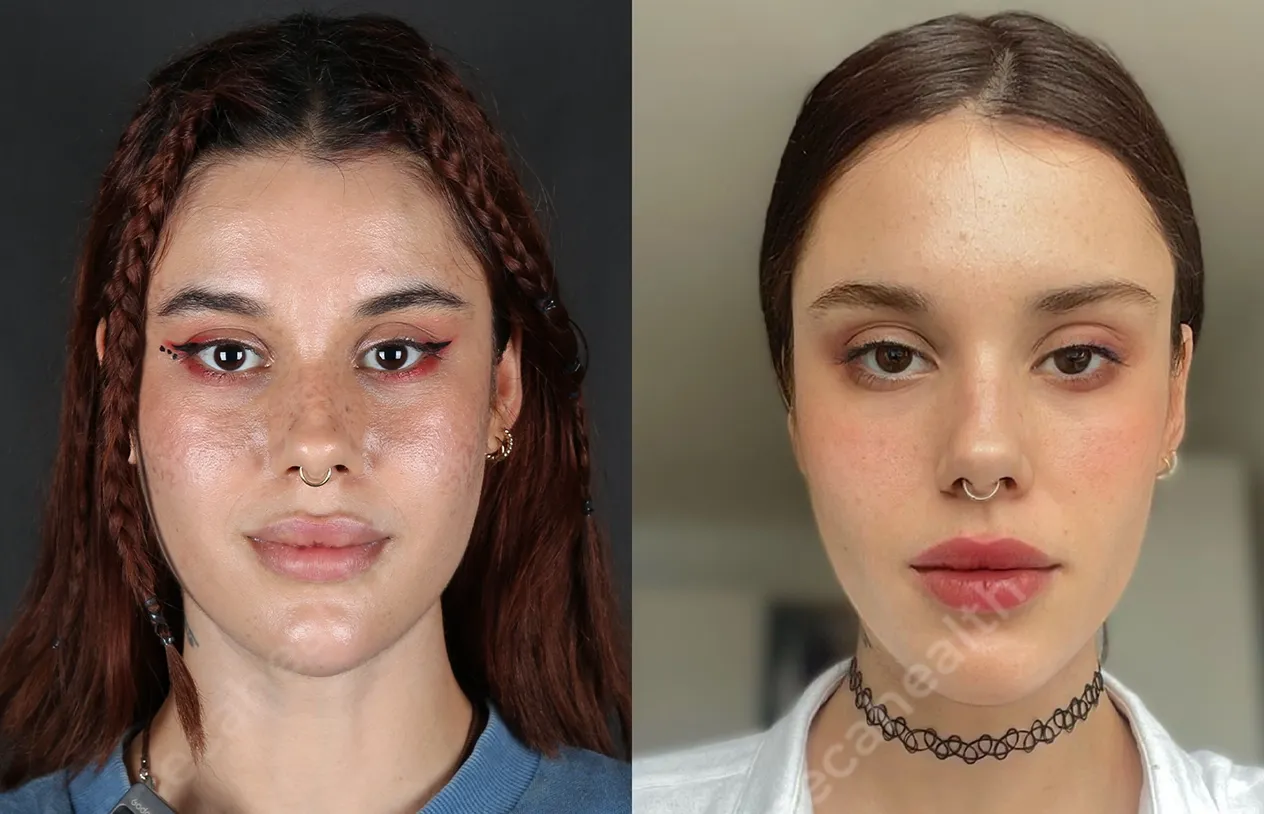 Buccal Fat Removal — before and after