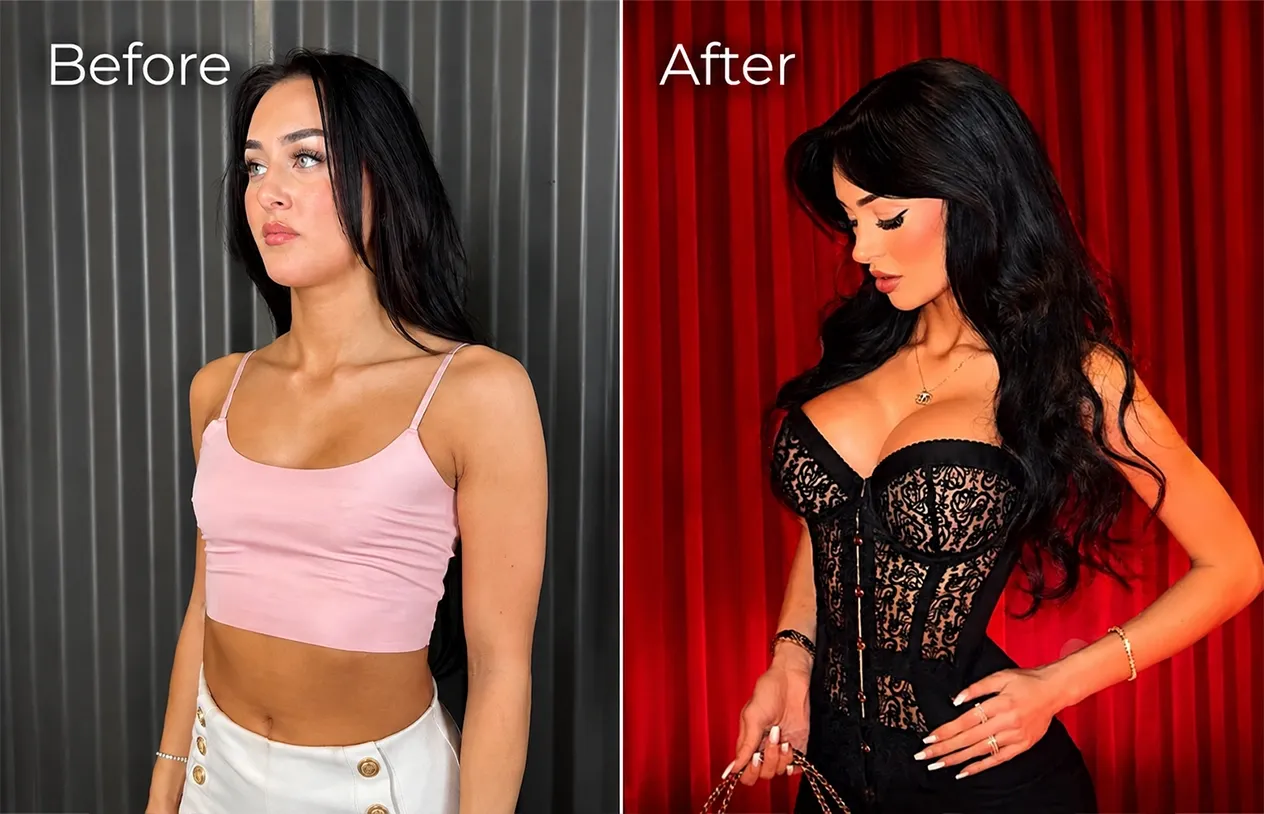 Breast Augmentation — before and after